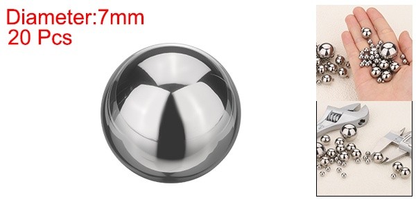 20 Pcs Mirror Polished 7mm Bearing Balls 440C Stainless Steel G10 Precision