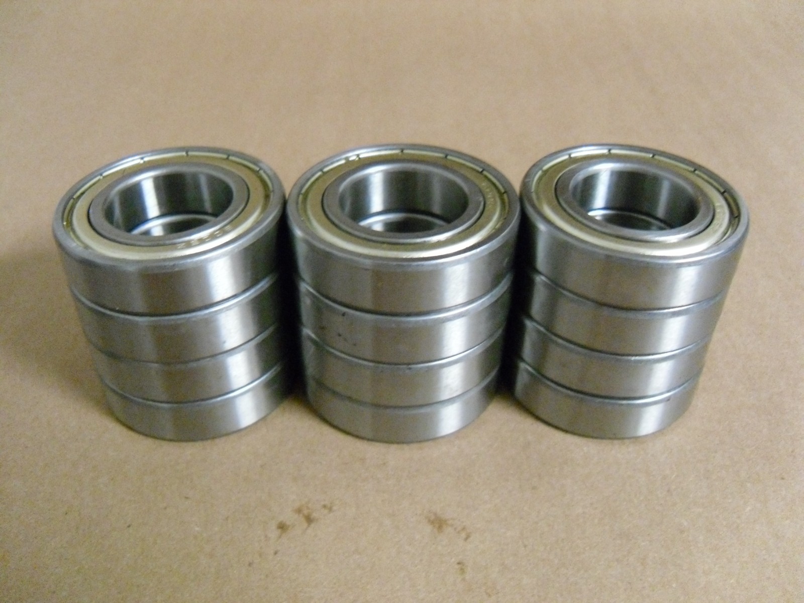 (Qty 12) 6005-ZZ BALL BEARING 25X47X12