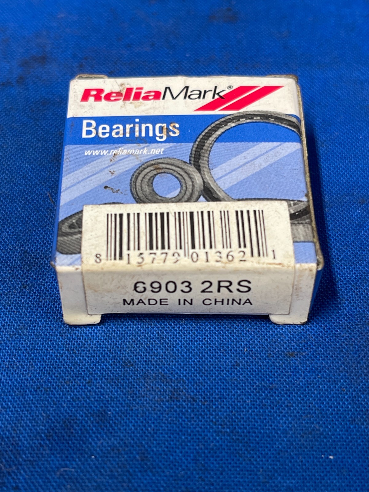 RELIAMARK DEEP GROOVE BALL BEARING 6903-2RS 17MM ID 30MM OD 7MM WIDTH CHINA