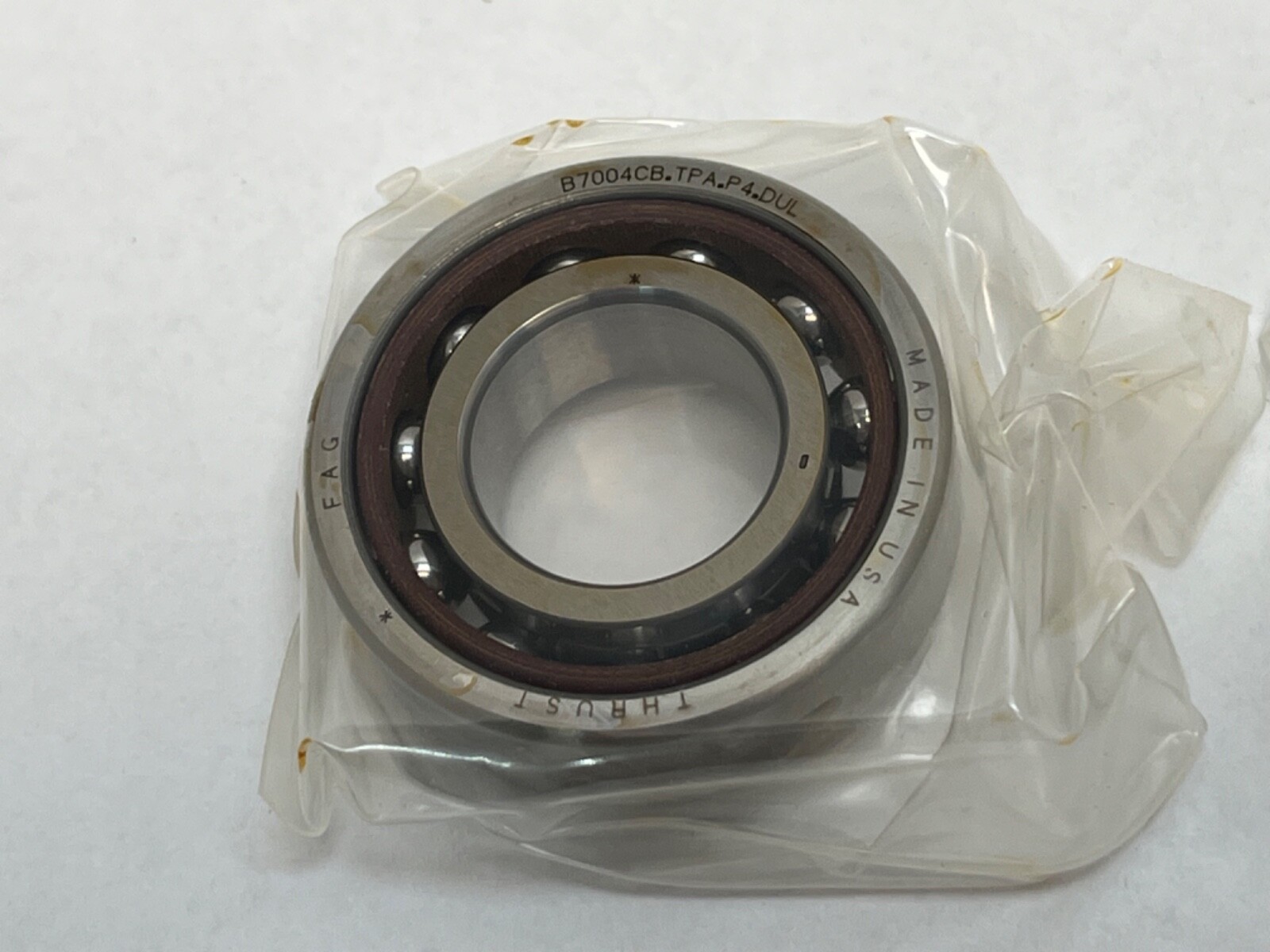 FAG B7004CB.TPA.P4.DUL Bearing 20x42x12 mm 7004C B-7004-CB-TPA-P4-DUL USA 2 Pcs