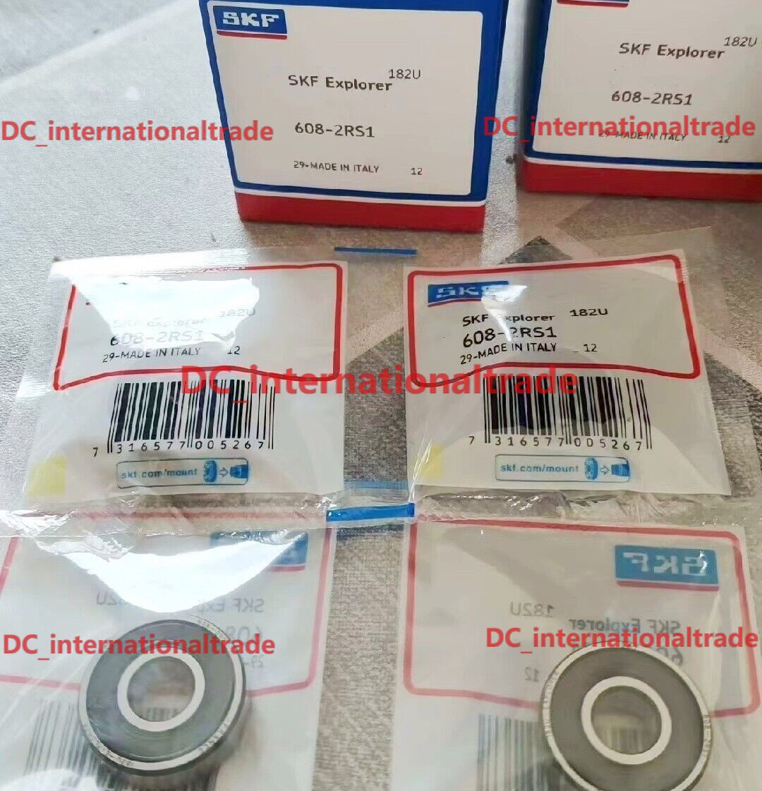NEW SKF 608-2RS1 deep groove ball bearing 1PCS #DC