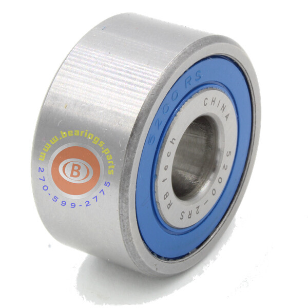 5200-2RS Double Row Ball Bearing, 10x30x14.3