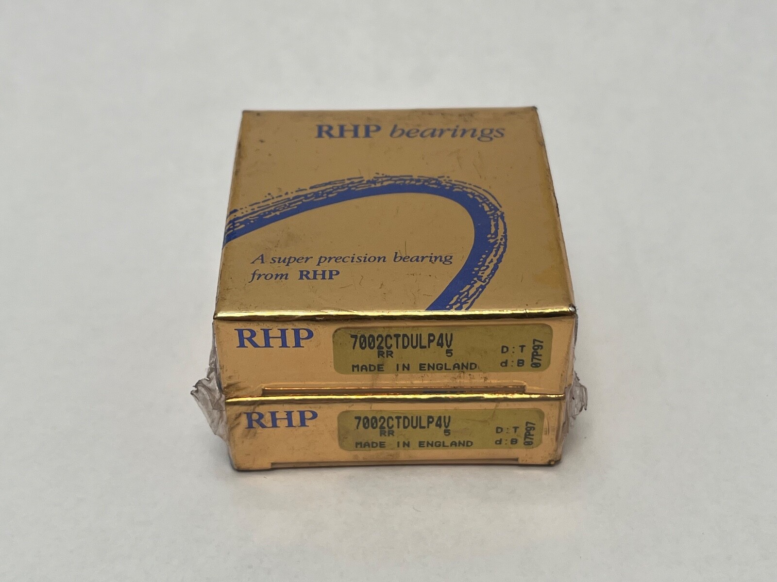 RHP 7002CTDULP4V Angular Bearing 15x32x9 mm 7002-C-T-DUL-P4V England 2 Pcs
