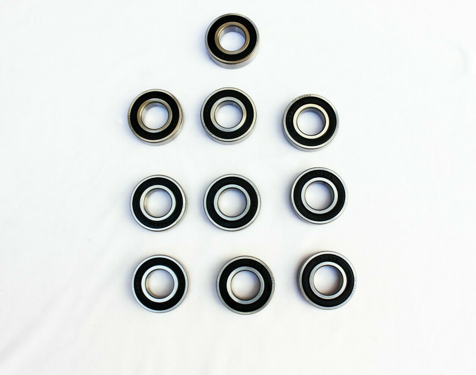 TRADE PACK OF 10 – 6205 RS BEARING 25x52x15mm TP POWER TOP QUALITY PRODUCT