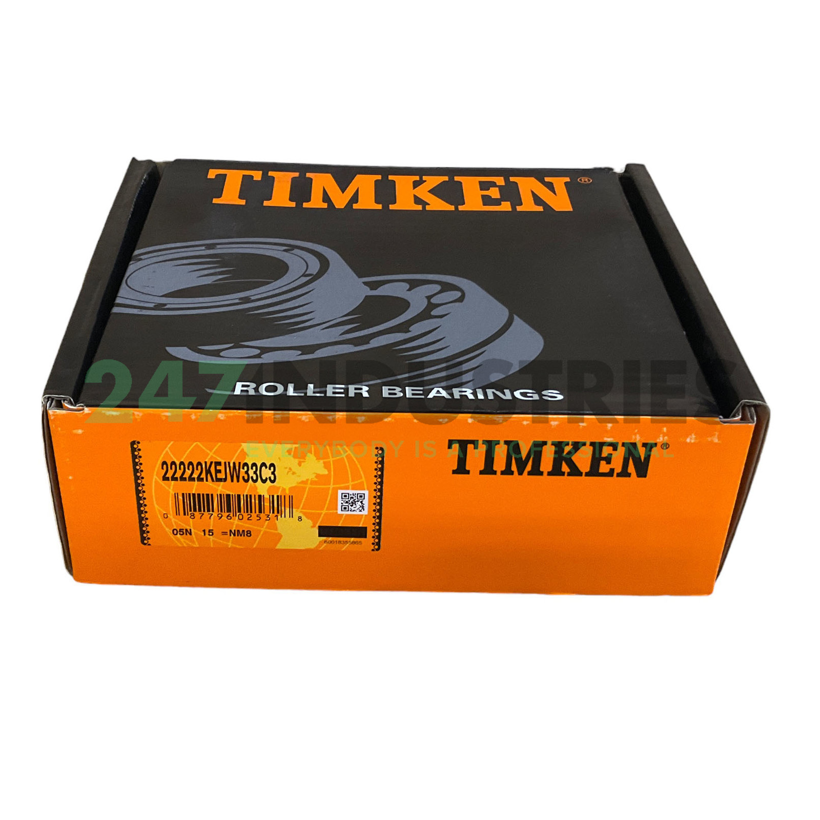 22222KEJW33C3 Timken 110 x 200 x 53 mm SPHERICAL ROLLER