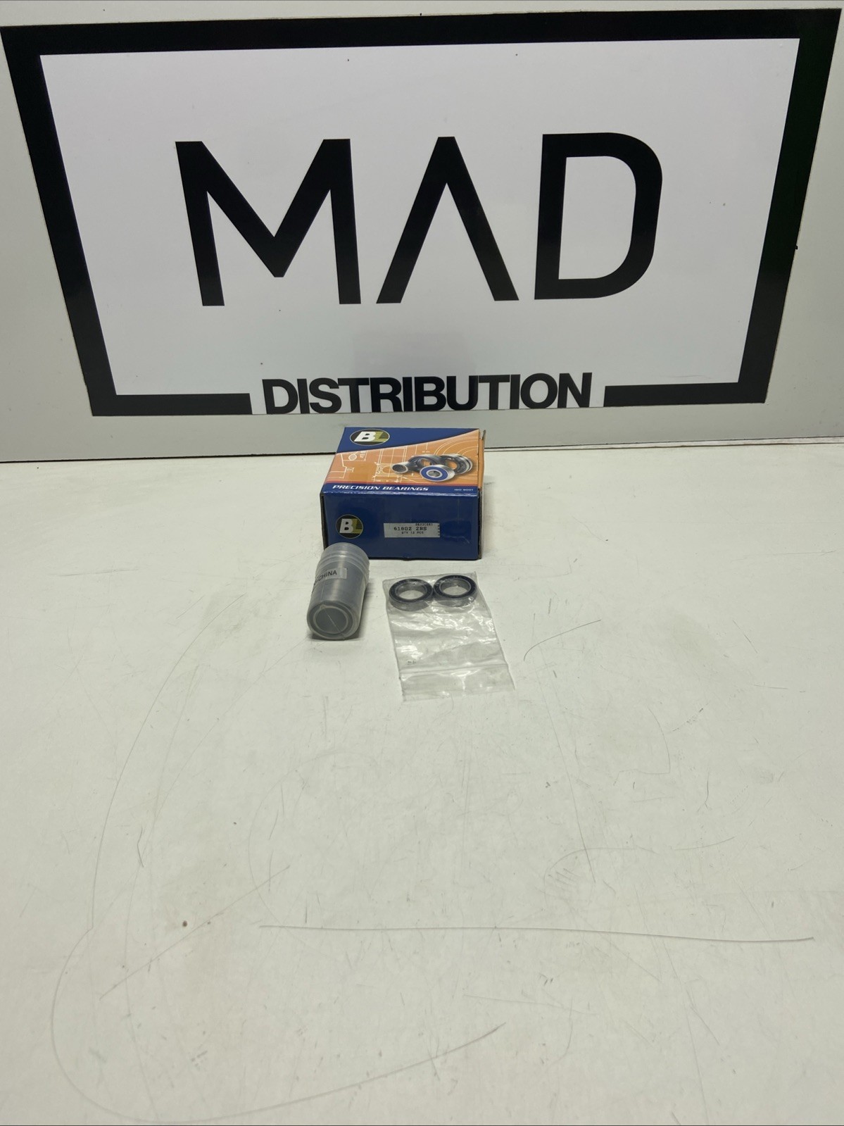(Qty.12) 6802-2RS, 61802-2RS Ball Bearing 15x24x5mm 6802 2RS Rubber Sealed