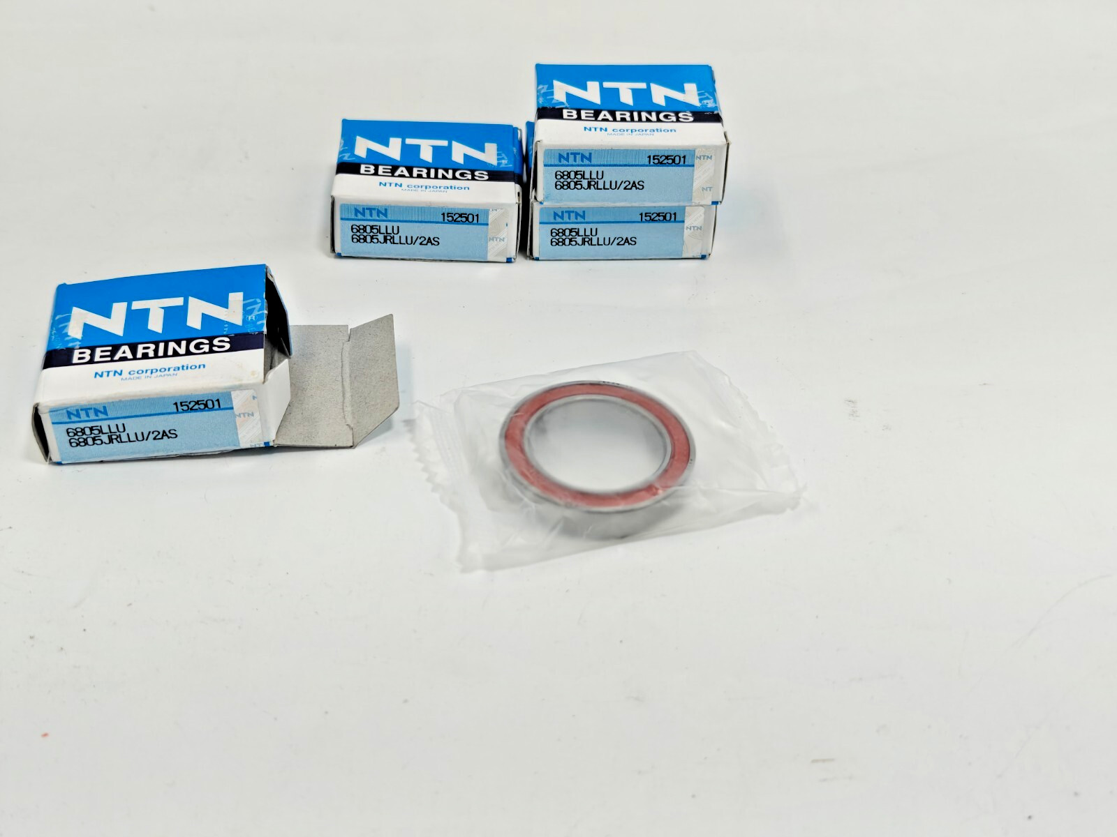 4Pc) 6805LLU – 6805 JR LLU/2AS NTN Deep Groove Ball Bearing 6805 2RS / 61805 2RS