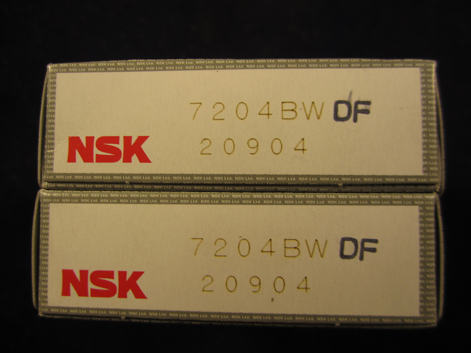 NSK 7204BW+DF Angular Contact Ball Bearing (pair)