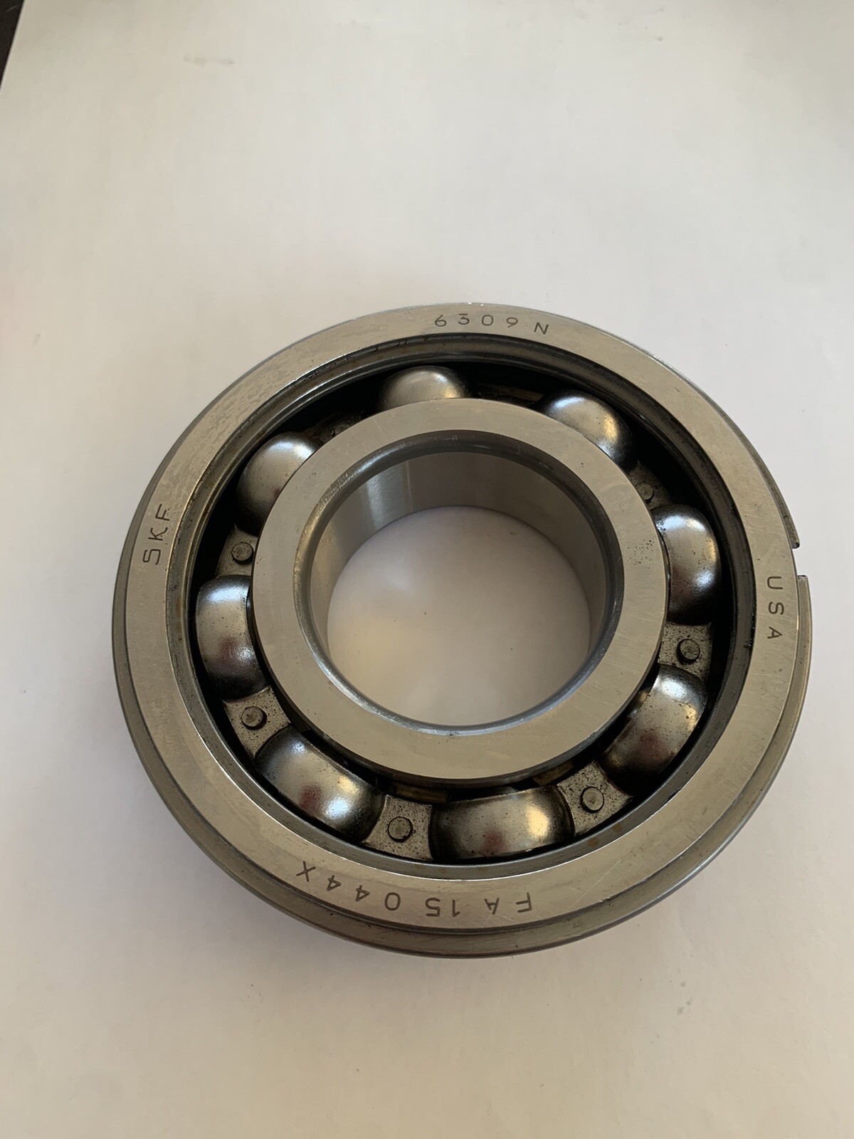 SKF 6309-NR BEARING OPEN w/snapring 45x100x25mm 6309NR 6309 N NRJ USA 6309N