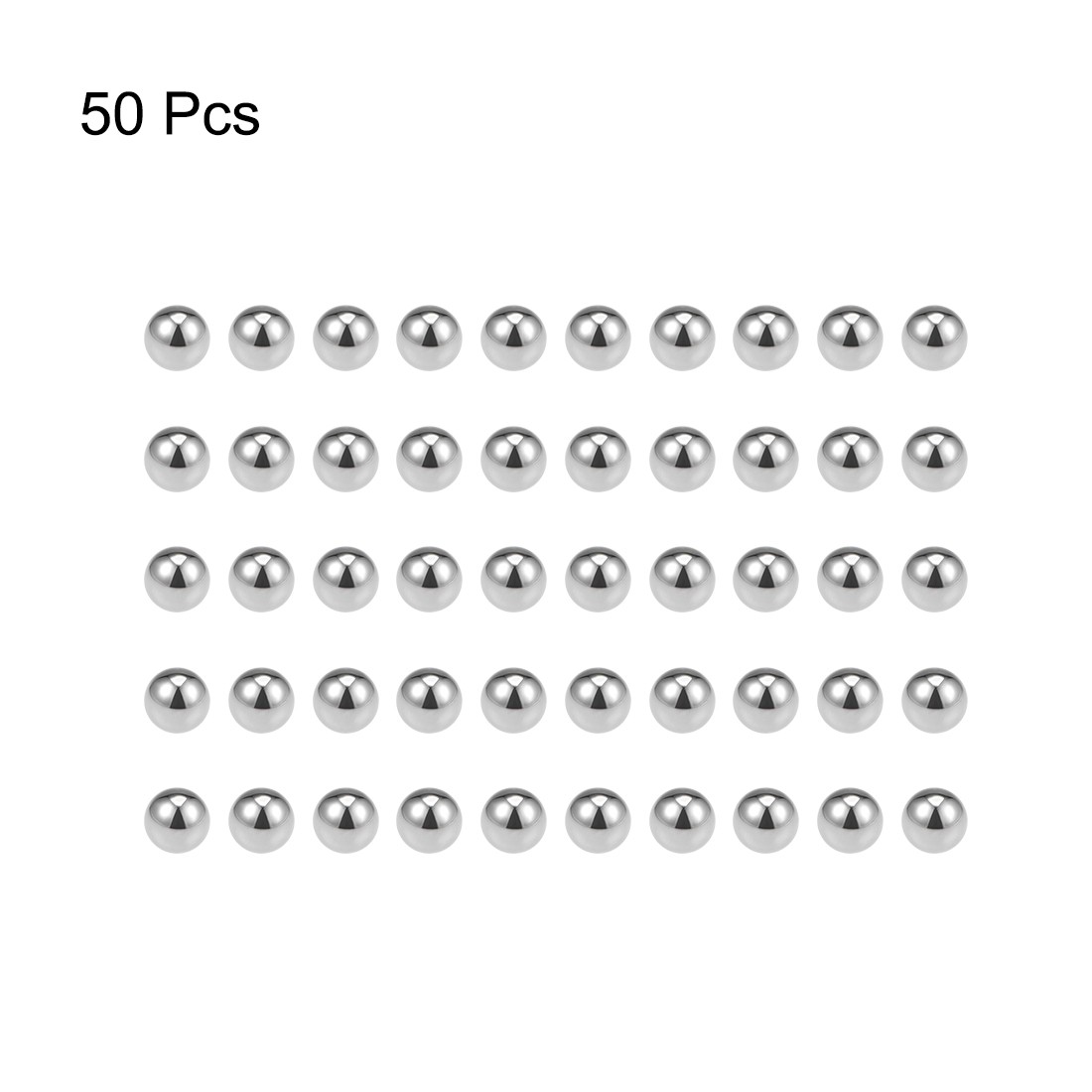Precision Balls 8.5mm Solid Chrome Steel G10 for Bearing Keychain Wheel 50pcs