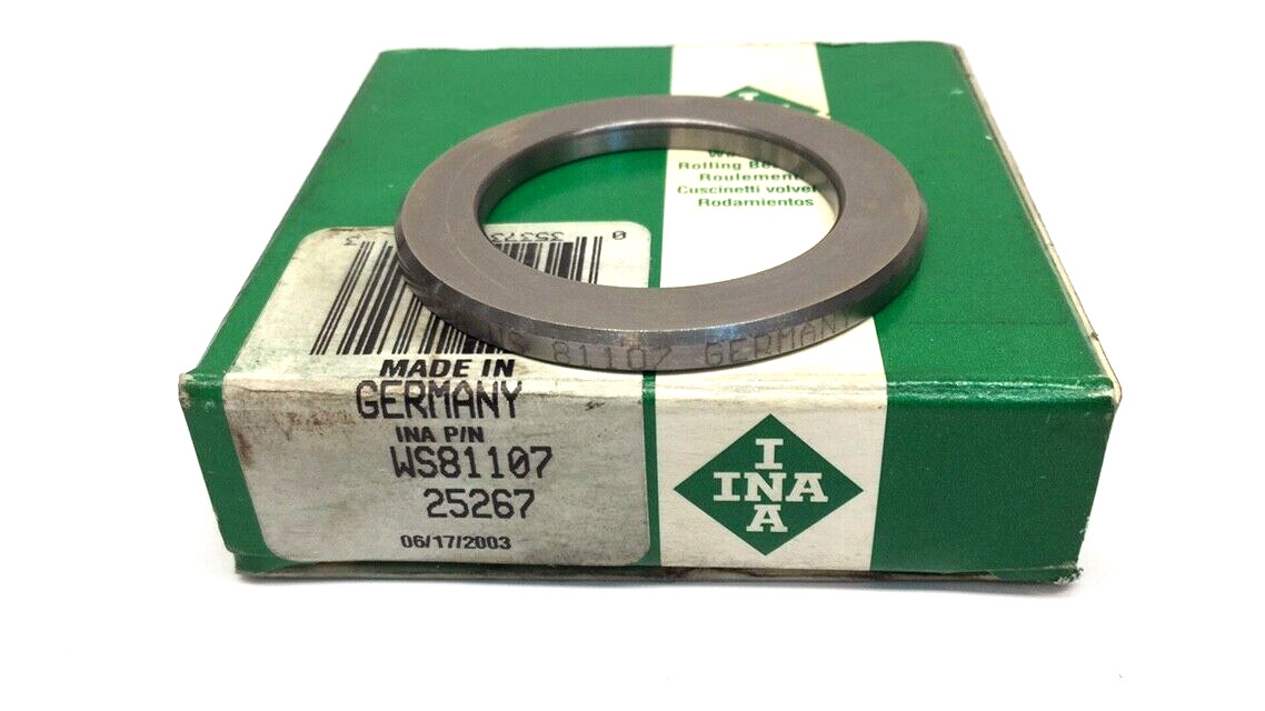 INA WS81107 Thrust Washer 25267 35 mm ID 52 mm OD 3.5 mm Width