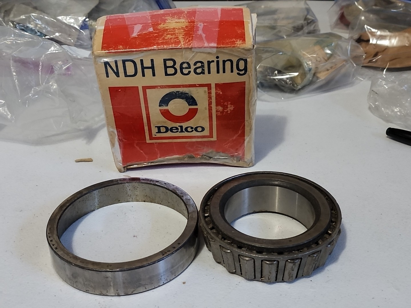 NDH 39590/39521 Taper Bearing Cone&Cup 2-5/8″ ID 4-7/16″ OD USA