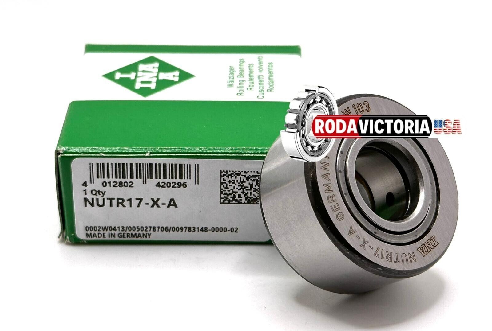 INA MADE IN GERMANY NUTR17 X-A Needle Roller Bearing 17x40x21mm
