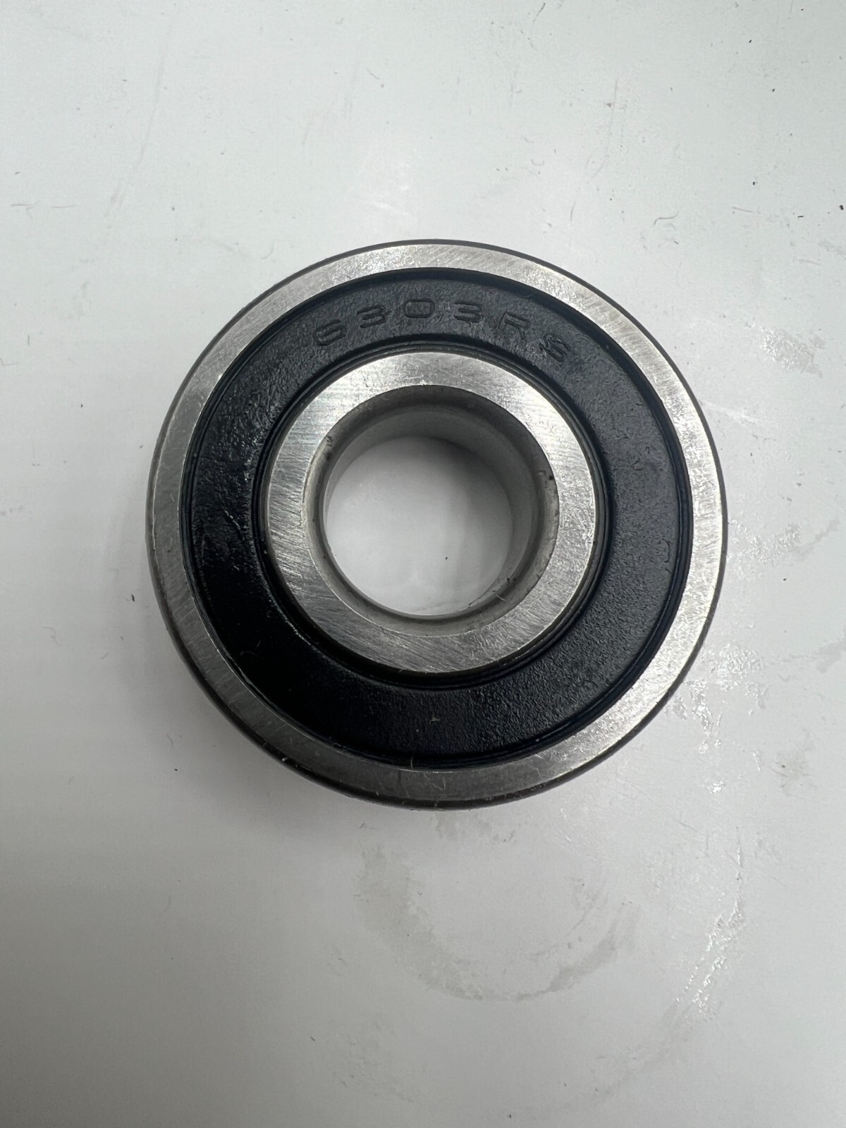 Pack of 10 Rubber Seal Ball Bearing 6303RS Black / Silver