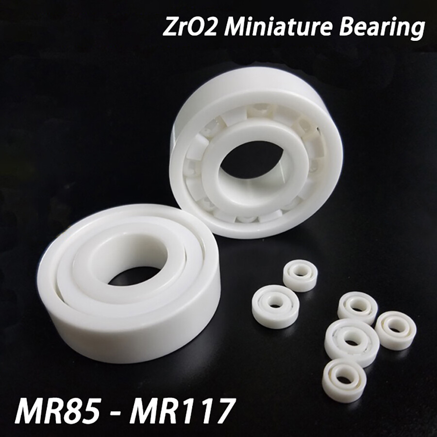 MR85 – MR117 ZrO2 Full Ceramic Miniature Bearing Zirconia Roller Ball Bearings