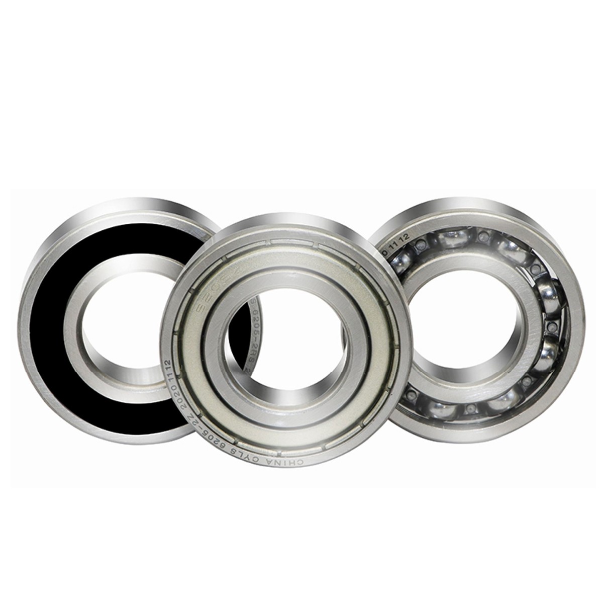 6000-6005 Ball Bearing Open or Rubber or Metal Seals (2RS / ZZ) Select Your Size