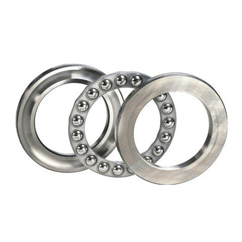 440 Stainless Steel Thrust Ball Bearing Three Parts Bearings S511 / S512 Series
