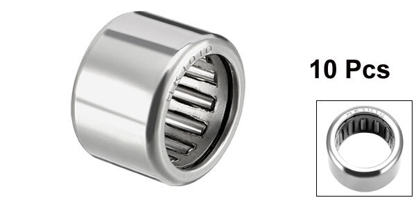 10pcs HK1010 Drawn Cup Needle Roller Bearings 10mm Bore Dia 14mm OD 10mm Width