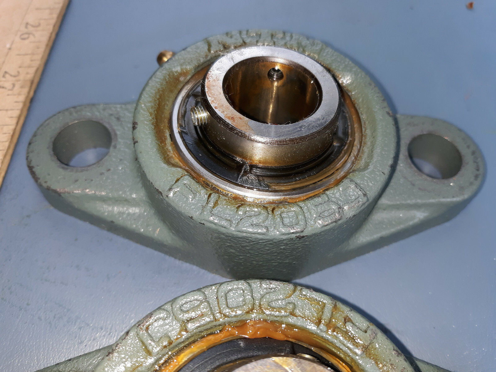 21LL01 MOUNTED FLANGE BEARINGS, NTN JAPAN: FL205J, 7/8″ BORE, 3-7/8″ CENTERS