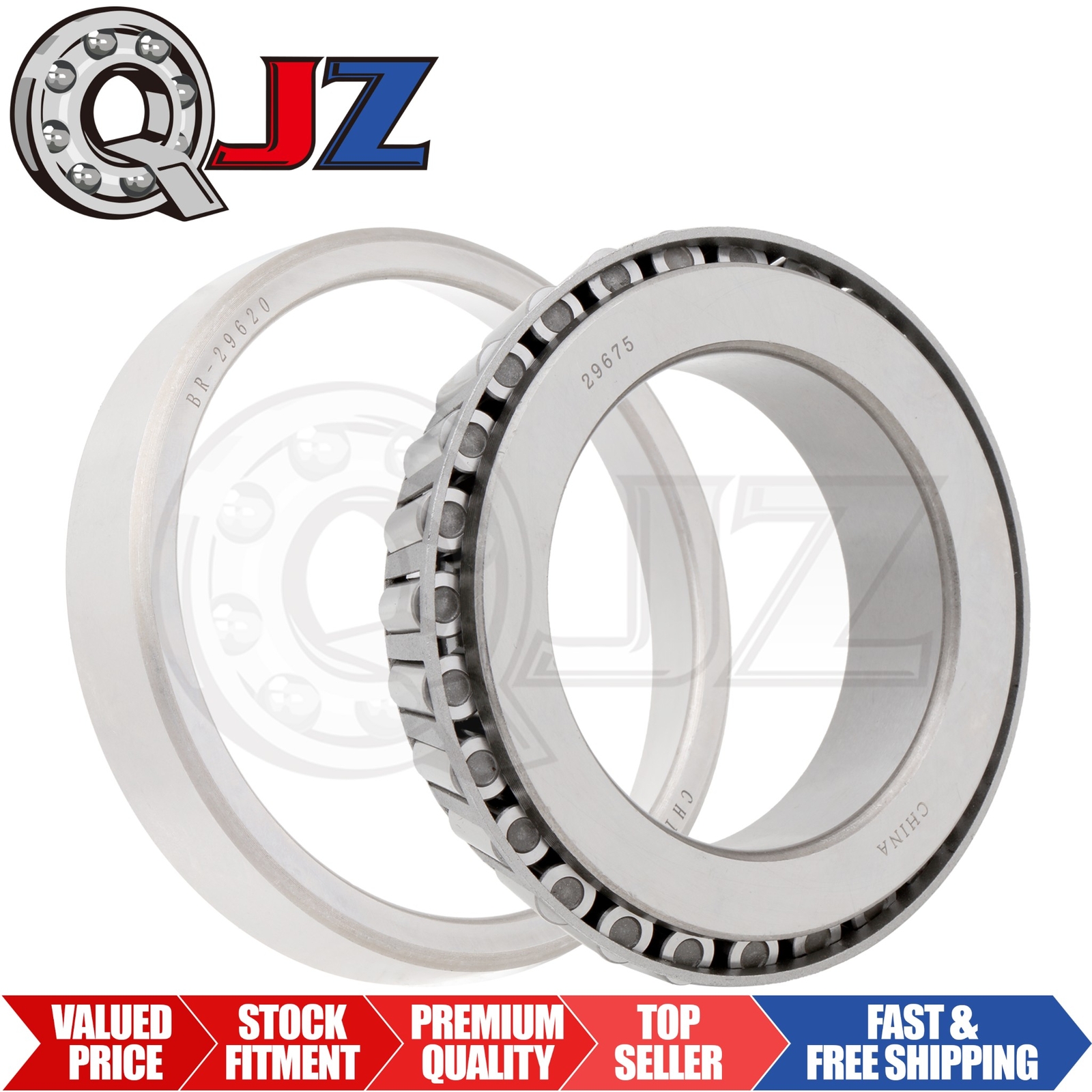 [Qty.1] 29675-29620 Tapered Roller Bearing Set Cup & Cone [2-3/4in ID x 1.0in W]