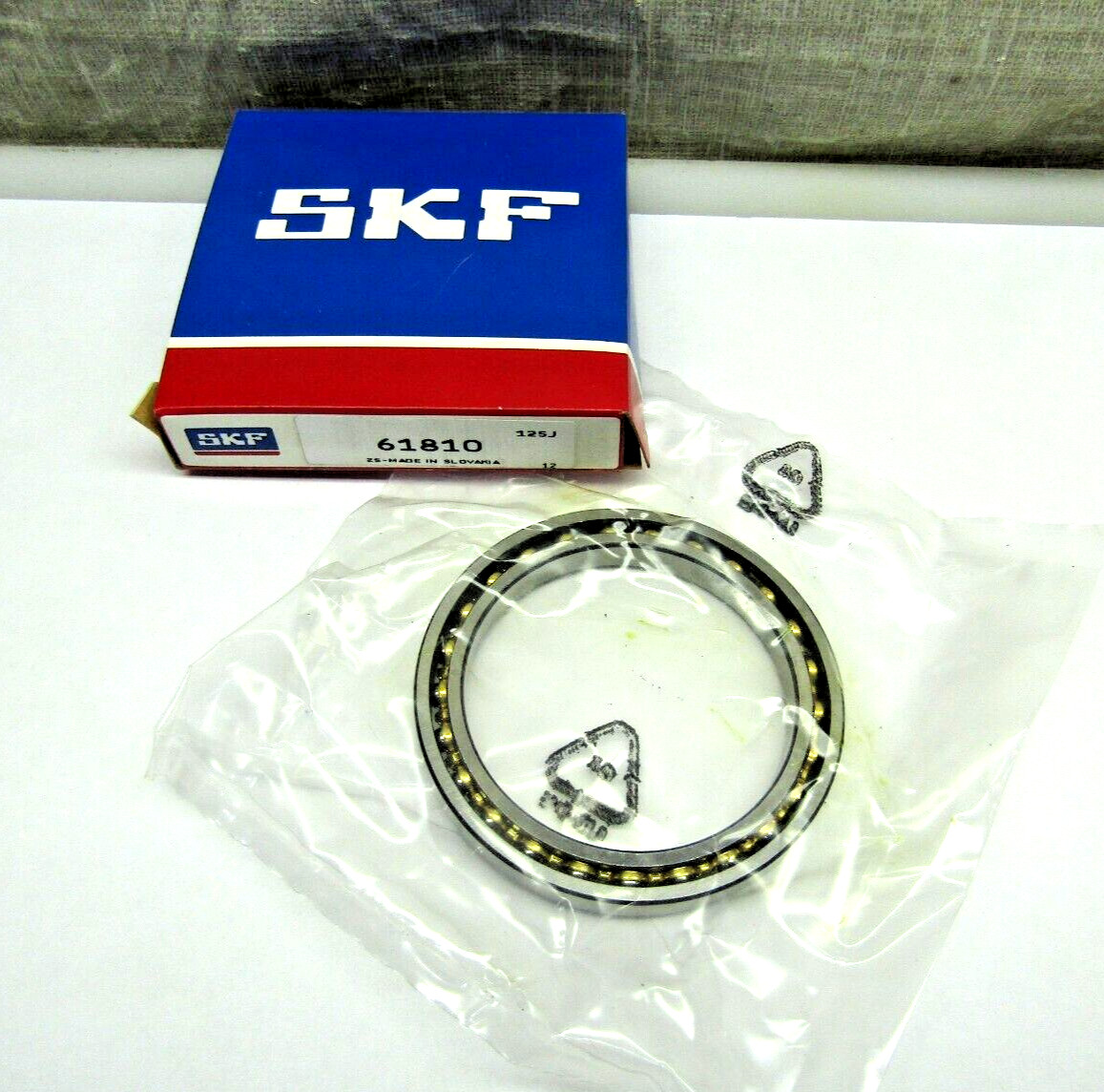 SKF 61810 50mm X 65mm X 7mm Thin Section Bearing