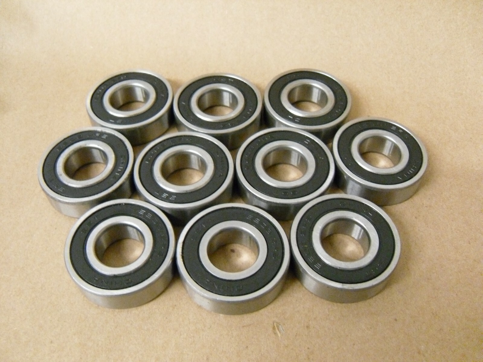 (Qty 10) 6203-2RS BALL BEARING