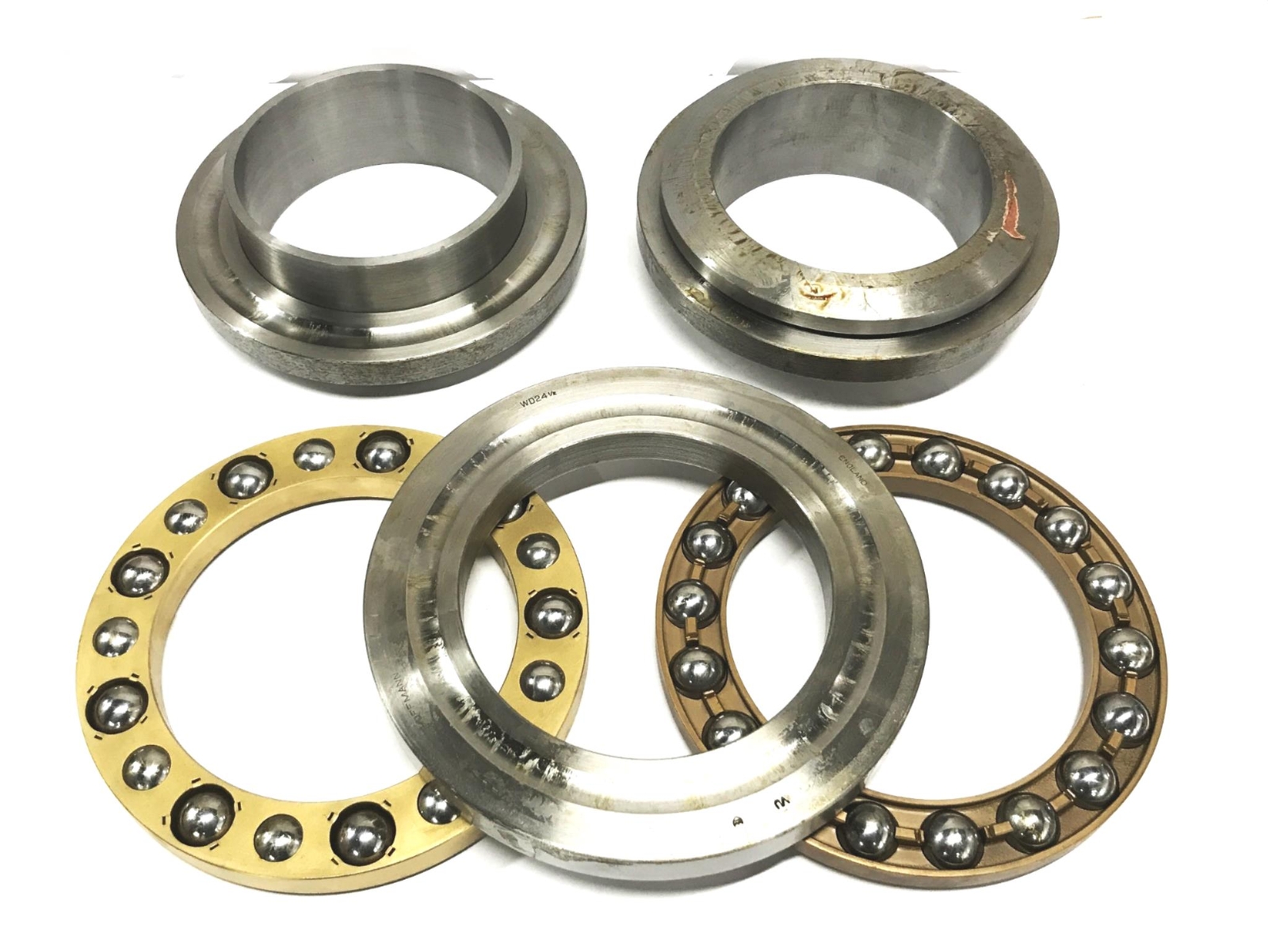 Hoffmann 5-Piece 10 inch Double Thrust Bearing WD24-1/2 NOS