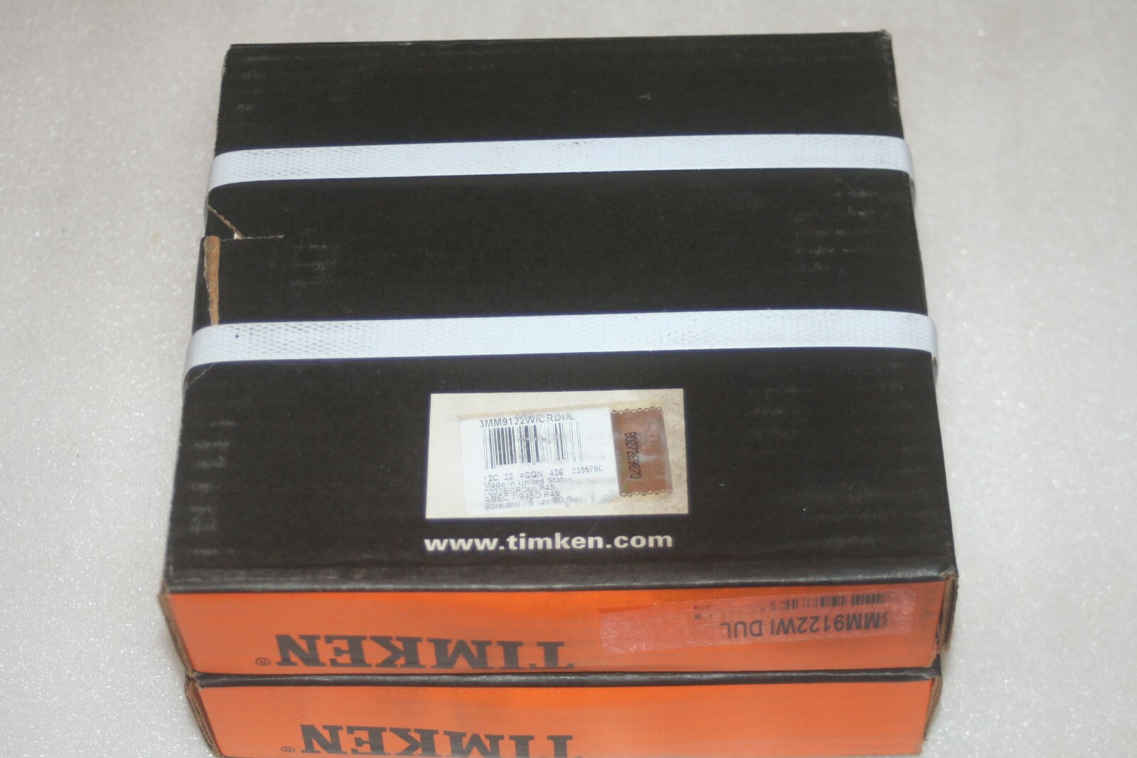 (Set of 2) TIMKEN 3MM9122WIDUL Super Precision Angular Contact Bearings * NEW *