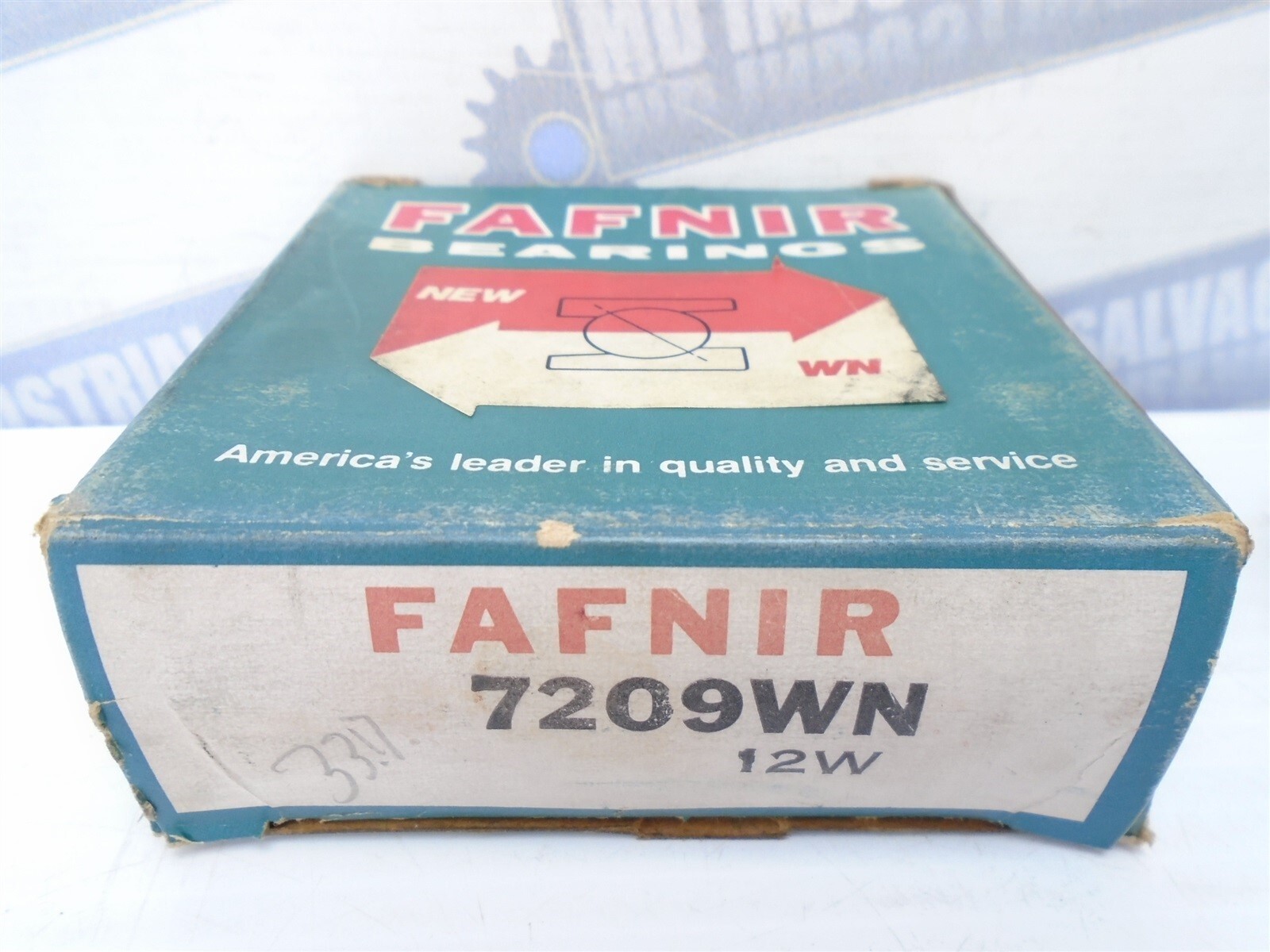 FAFNIR – 7209WN Angular Contact Bearing – 40° Angle 45mm x 85mm x 19mm (NEW)