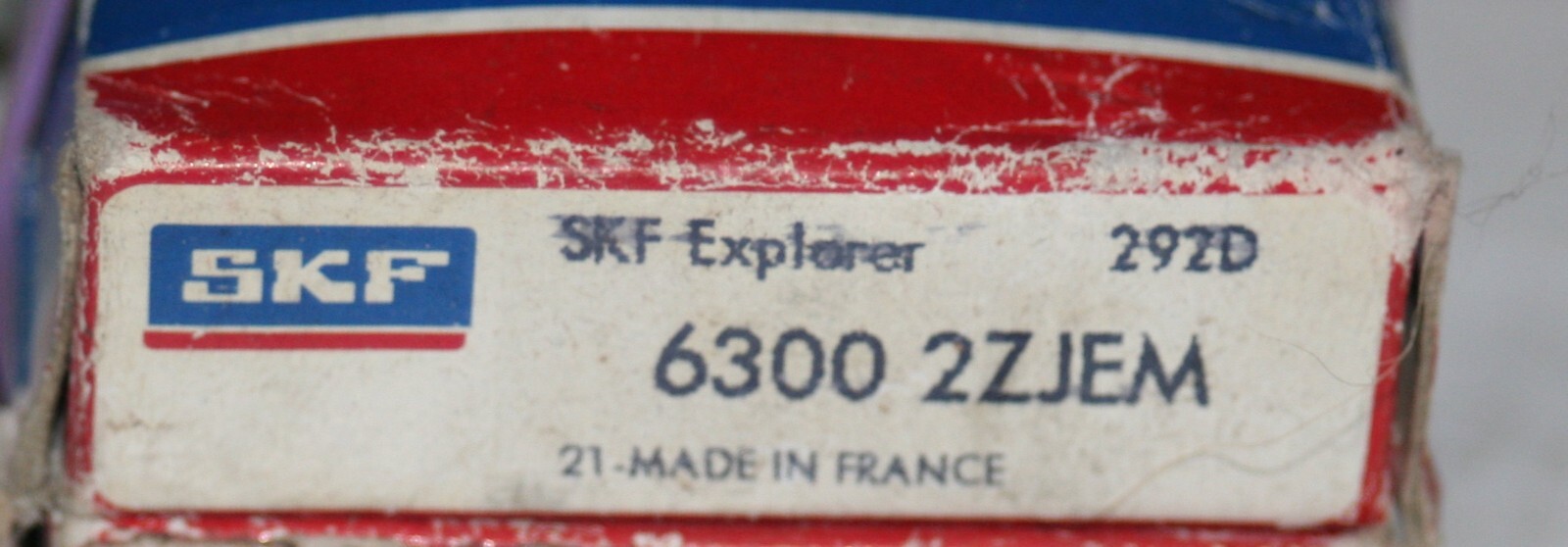 SKF 6300 2ZJEM Radial/Deep Groove Ball Bearing – 10 mm ID, 35 mm OD, 11 mm W
