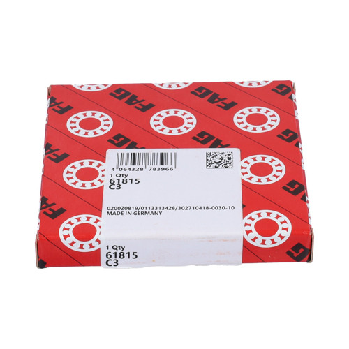 61815-C3 FAG 75 x 95 x 10 mm DEEP GR. BALL SINGLE ROW