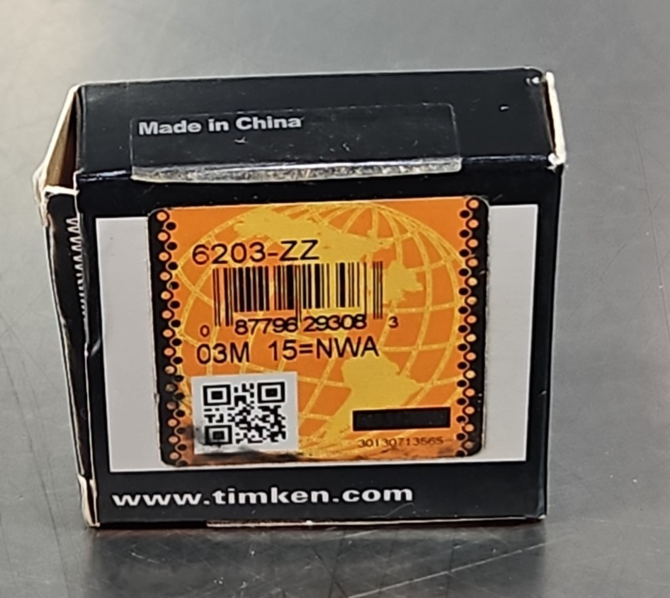 TIMKEN 6203-ZZ Double Metal Sealed Bearings Loc6F30