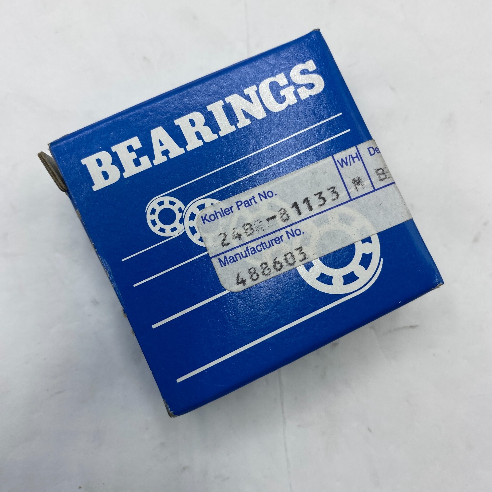 New Departure Single Row Ball Bearing (88603) 488603