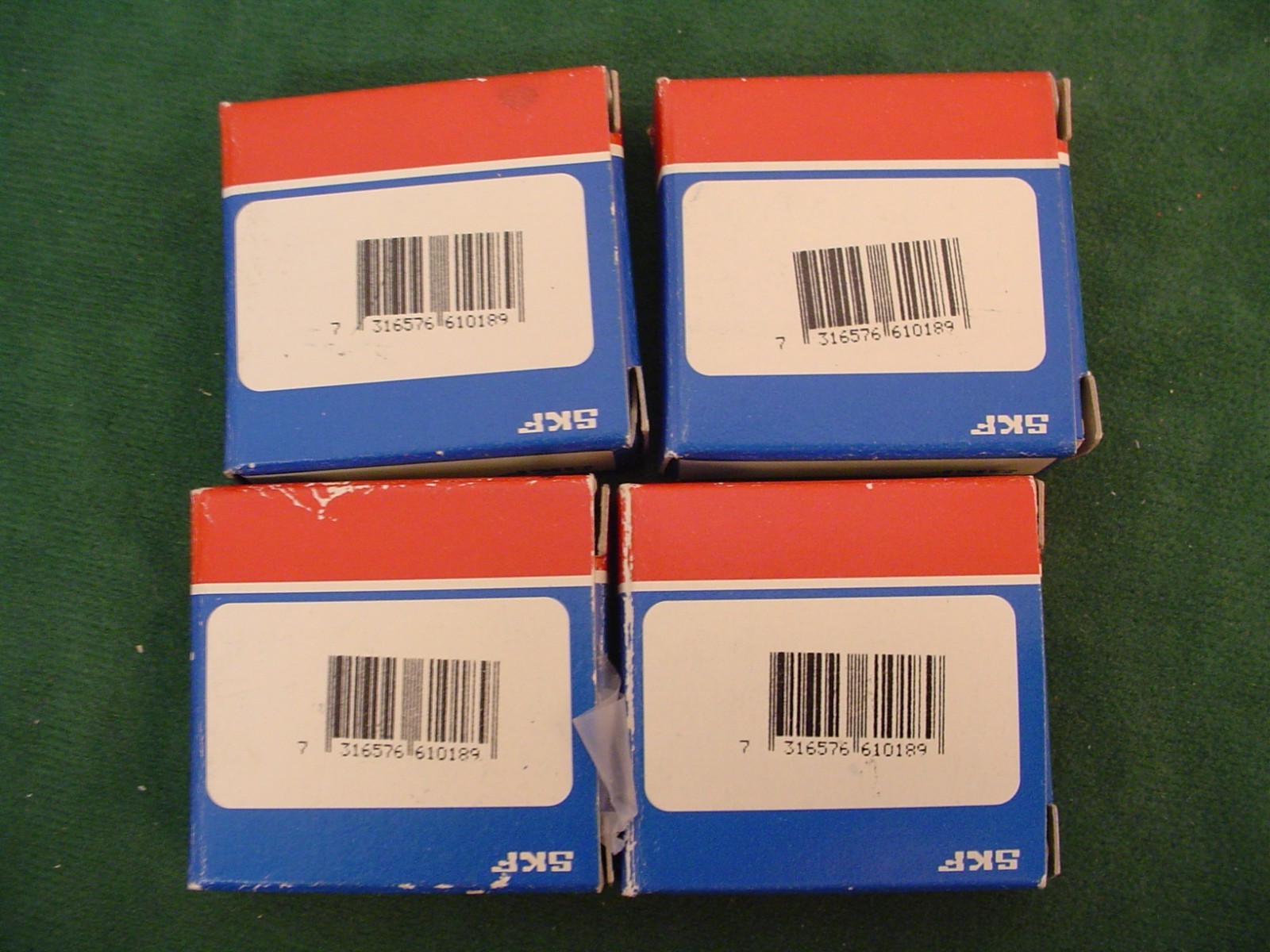 4 pcs SKF 608-2RSJEM C3HT Ball Bearings New in Box Free Shipping USA Seller