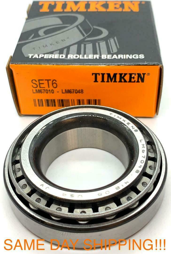 NEW Timken 1.25″ Boat Trailer Wheel Bearing LM67048 & LM67010 cone & cup