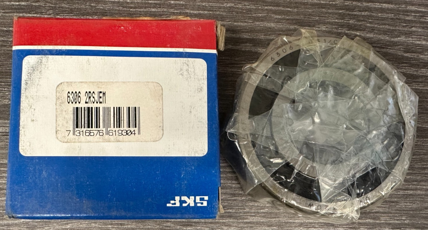 6306 2RSJEM SKF Sealed Ball Bearing 30x72x19 mm 6306-2RS1/C3
