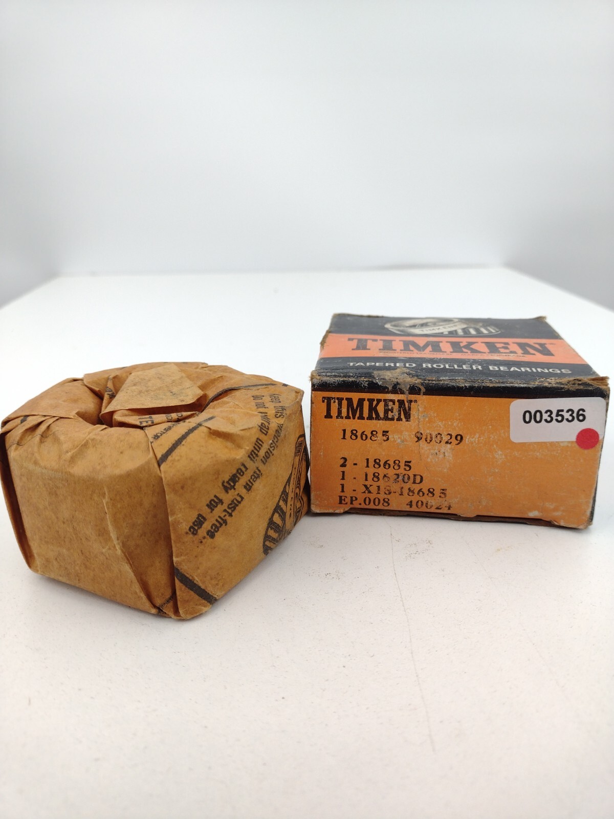 Timken 18685-90029 Tapered Roller Bearing 1.7500-inch Bore