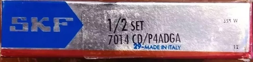 SKF SUPER PRECISION 7014 CD/P4ADGA Ball Bearing – 70mm Bore x 110mm OD x 40mm W