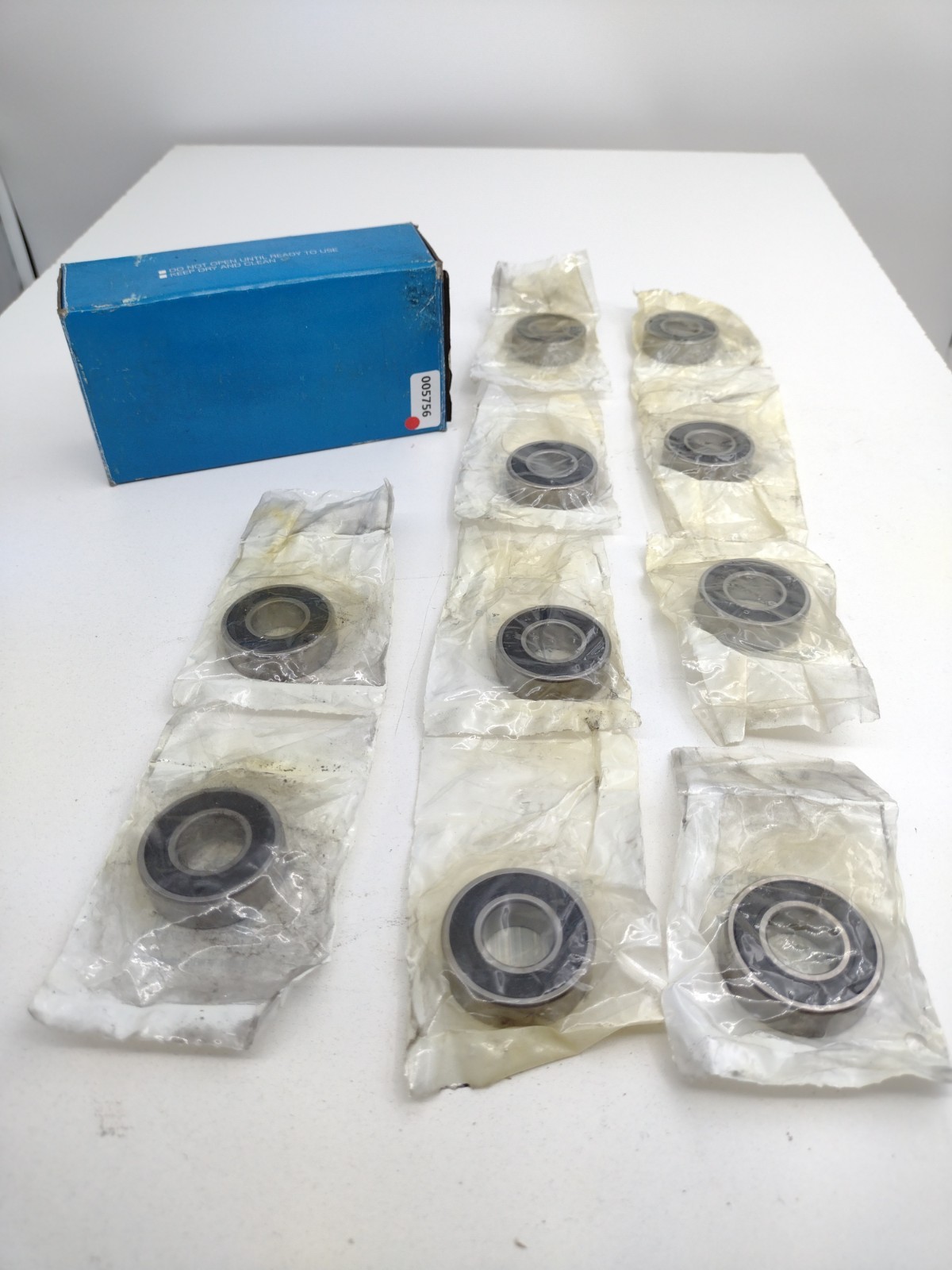 *** General Bearing 6202-88-501 / 6202 2RS-5/8 Ball Bearing 0.6250″ Bore (10ea)