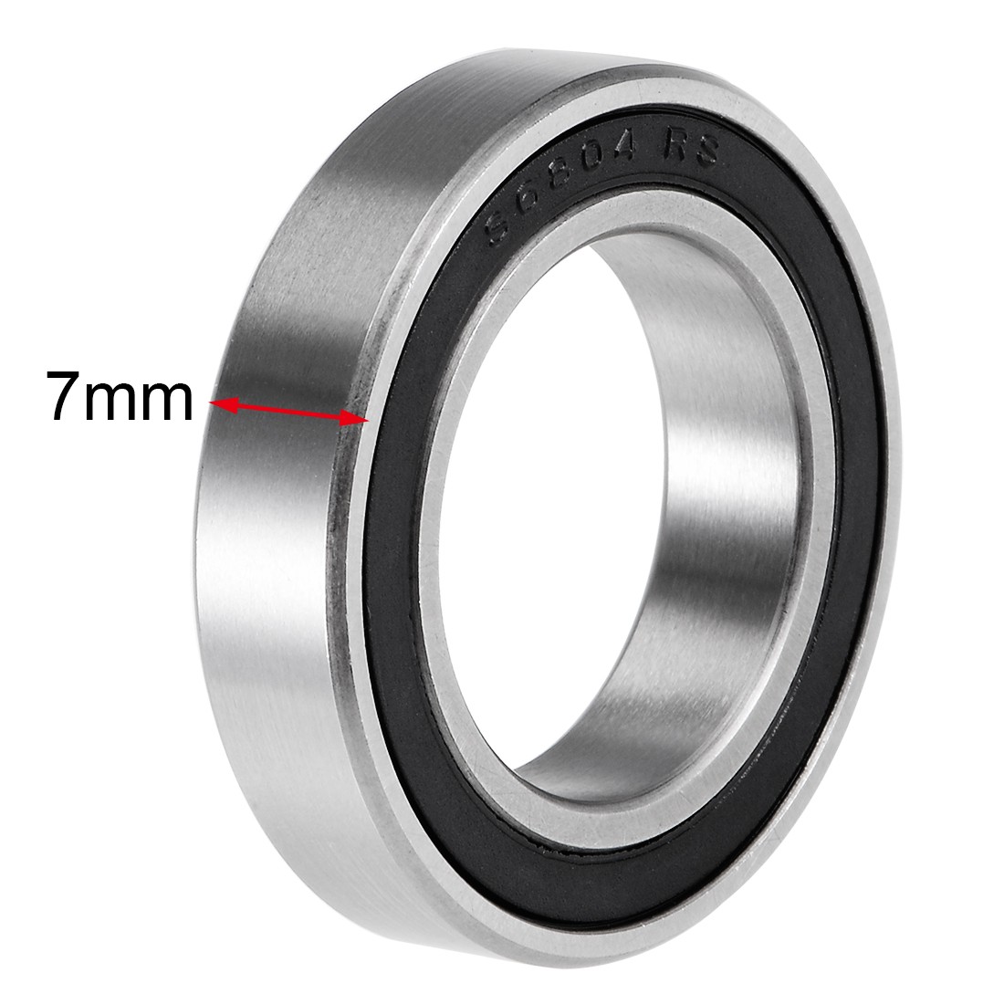 S6804-2RS Deep Groove Ball Bearings 20x32x7mm Double Sealed 2pcs