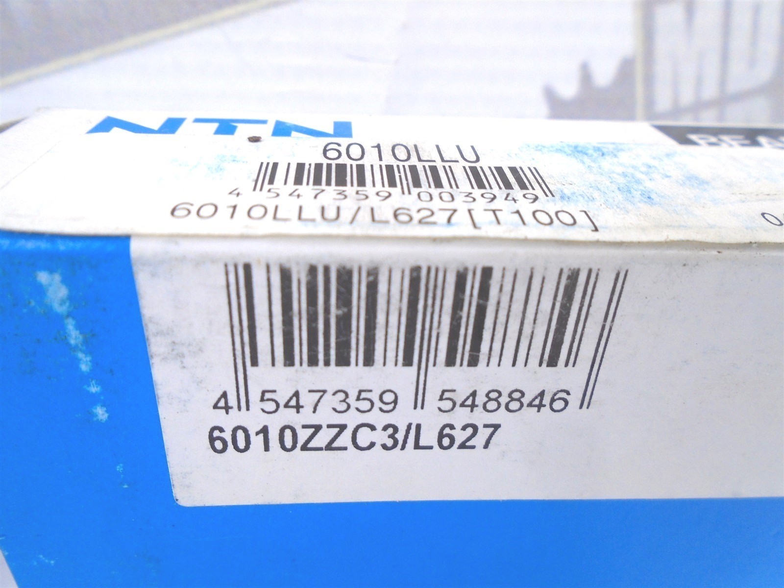 2 x NTN Deep Groove Ball Bearing – 6010LLU – 16mm x 50mm x 80mm