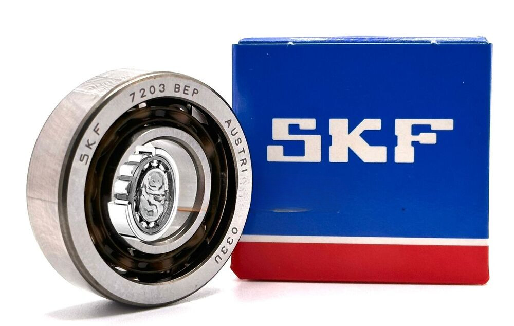 NEW SKF 7203 BEP ANGULAR CONTACT BEARING MADE IN AUSTRIA A642 17x40x12 mm