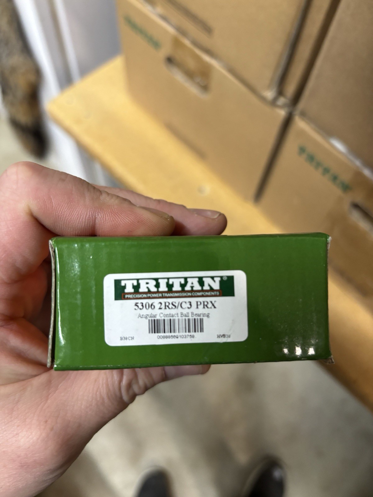 Tritan 5306 2RS/C3 PRX Angular Contact Ball Bearing Double Sealed C3 Clearance