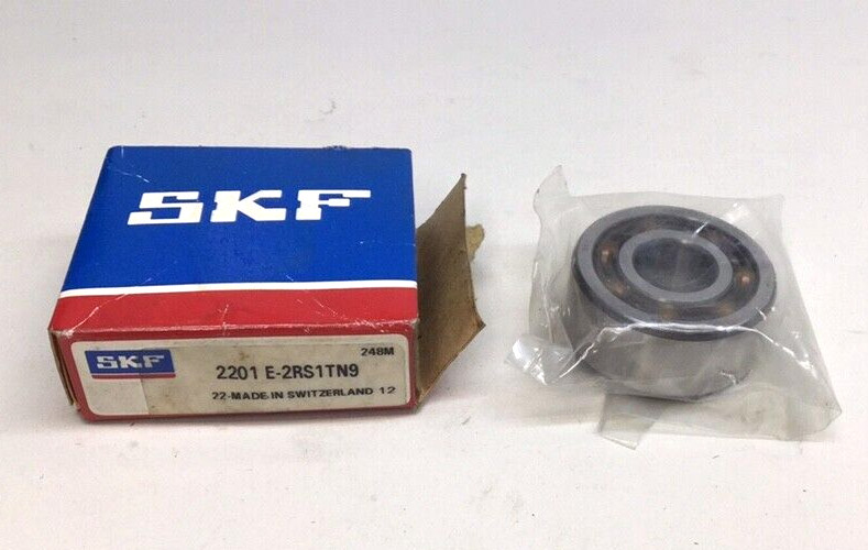 SKF 2201 E-2RS1TN9 Ball Bearing Self Aligning 12mm ID X 32mm OD X 14mm W