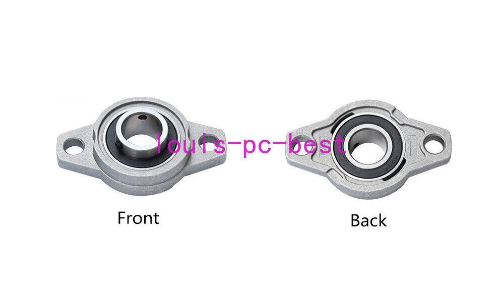 10 pcs Pillow Block Flange Bearing Rhombic Bearing Insert Linear Bearing Shaft