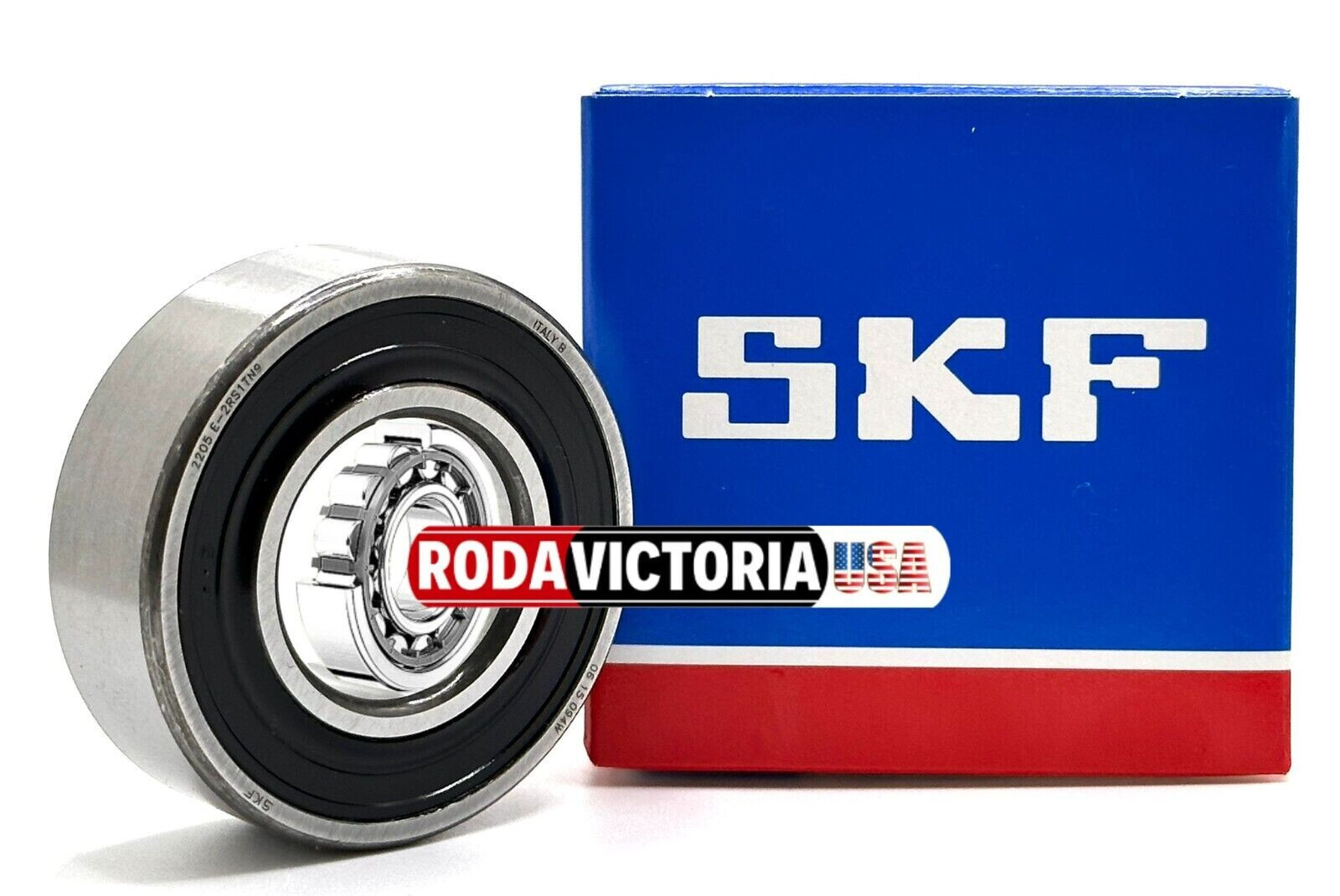 SKF 2205 E 2RS1 TN9/C3 Double Row Self-Aligning Bearing, RUBBER SEALED 25x52x18