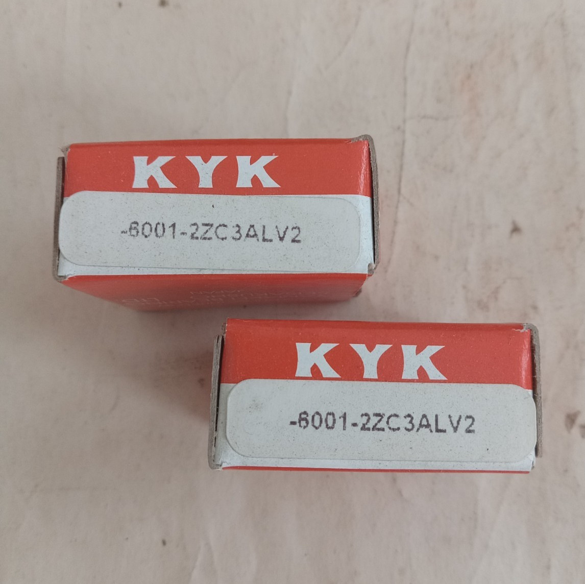 KYK 6001-ZZ ** Lot of 2 Bearings **