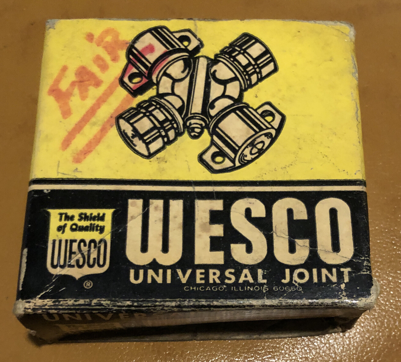 Vtg Wesco Universal Joint N1554 Quality Engineered Products New Old Stuck