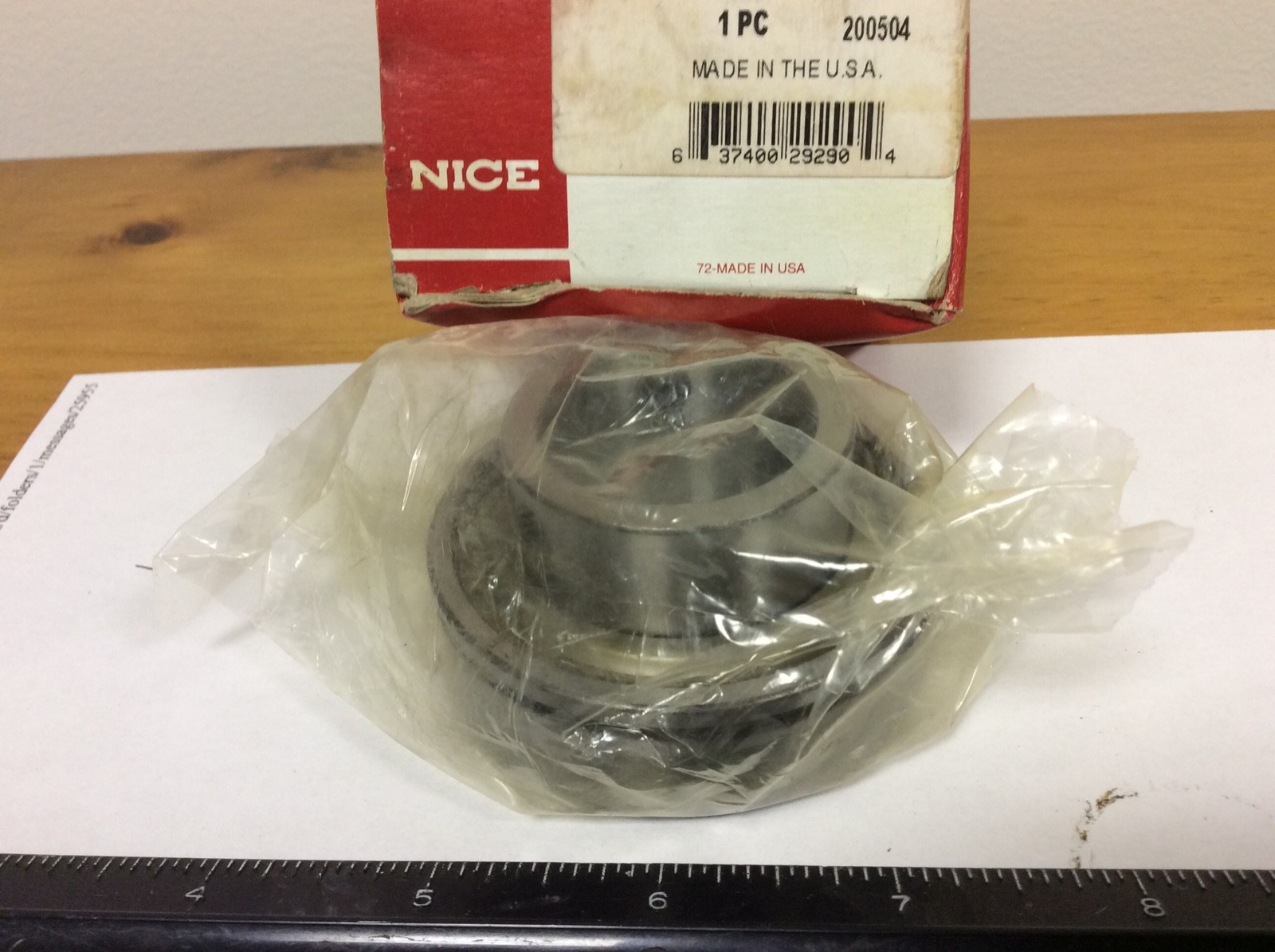 Nice 7620DLTNTG18 Deep Groove Bearing, 1.2500″ ID, 2.5625″ OD, 1.4063″ Width