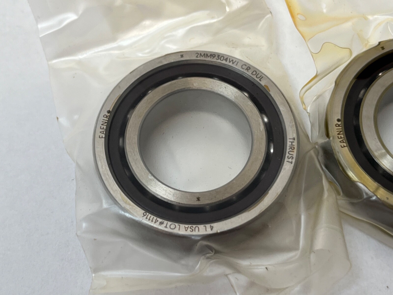 Fafnir 2MM9304WI-DUL Bearing 20x37x9 mm 7904C 2MM-9304-WI-CR-DUL USA